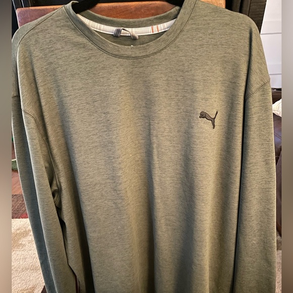Puma Other - Puma Golf Sweatshirt Nice “Camo” Green Color